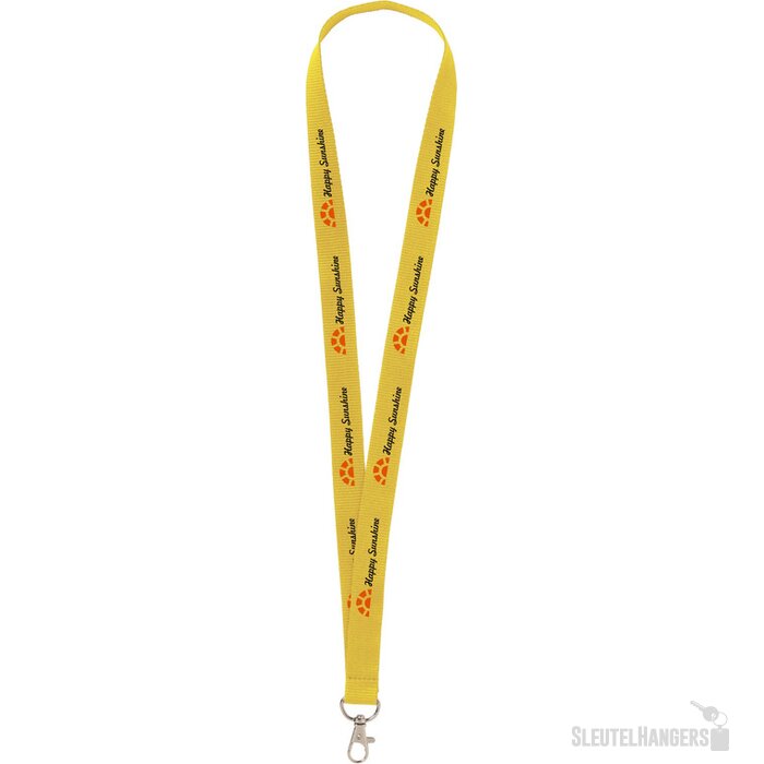 Keycord Budget 2 Cm Lanyard Geel