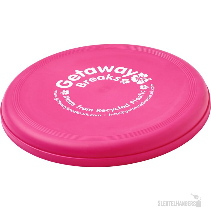 Frisbee van 100% gerecycled plastic Roze