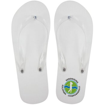 Goedkope teenslippers met logo Sleutelhangers